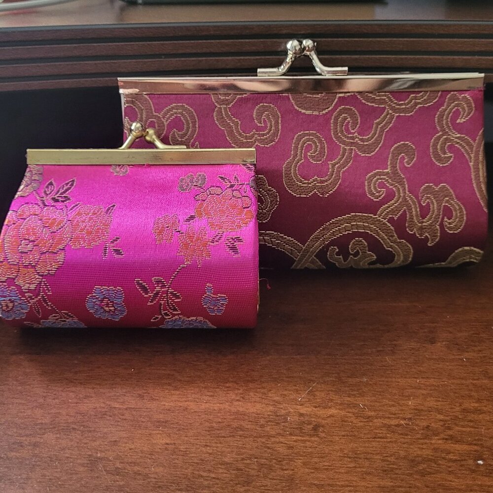 Chinese Authentic Oriental Vintage Coin Purse 2/$6